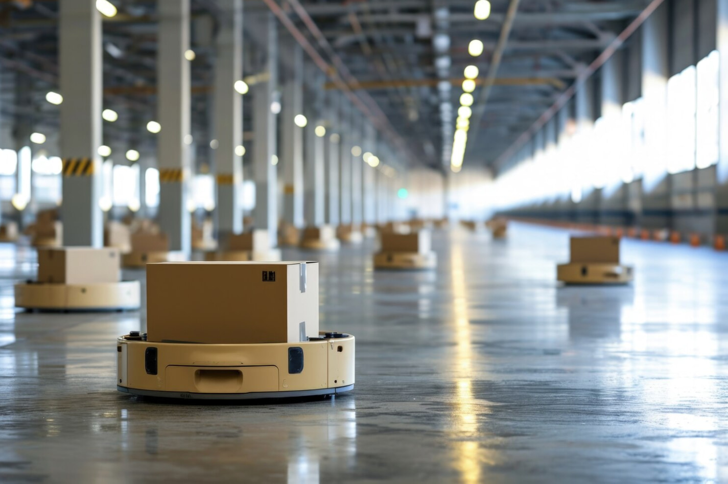 Manfaat AGV (Automated Guided Vehicles) untuk Gudang Batam | Wahari Nawa